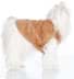 Puffy Kahverengi Köpek Yeleği resmi