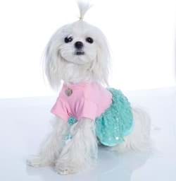 Minty Pinky Köpek Elbise resmi