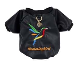 Humming Bird Siyah Köpek Bomber Ceket  resmi